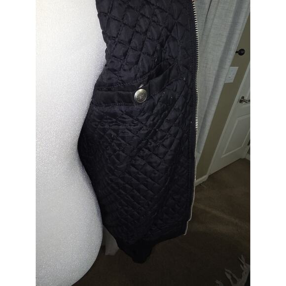 VINTAGE 1990'S Harley-Davidson Men's Black Satin Bomber Jacket Sz Small Logo - Picture 5 of 16